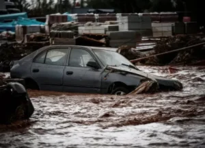Πλημμύρες στη Μάνδρα Αττικής στις 15/11/2017 με 25 θύματα.